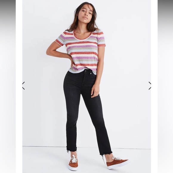 madewell tall curvy cali demi boot jeans in berkeley black - Picture 1 of 11